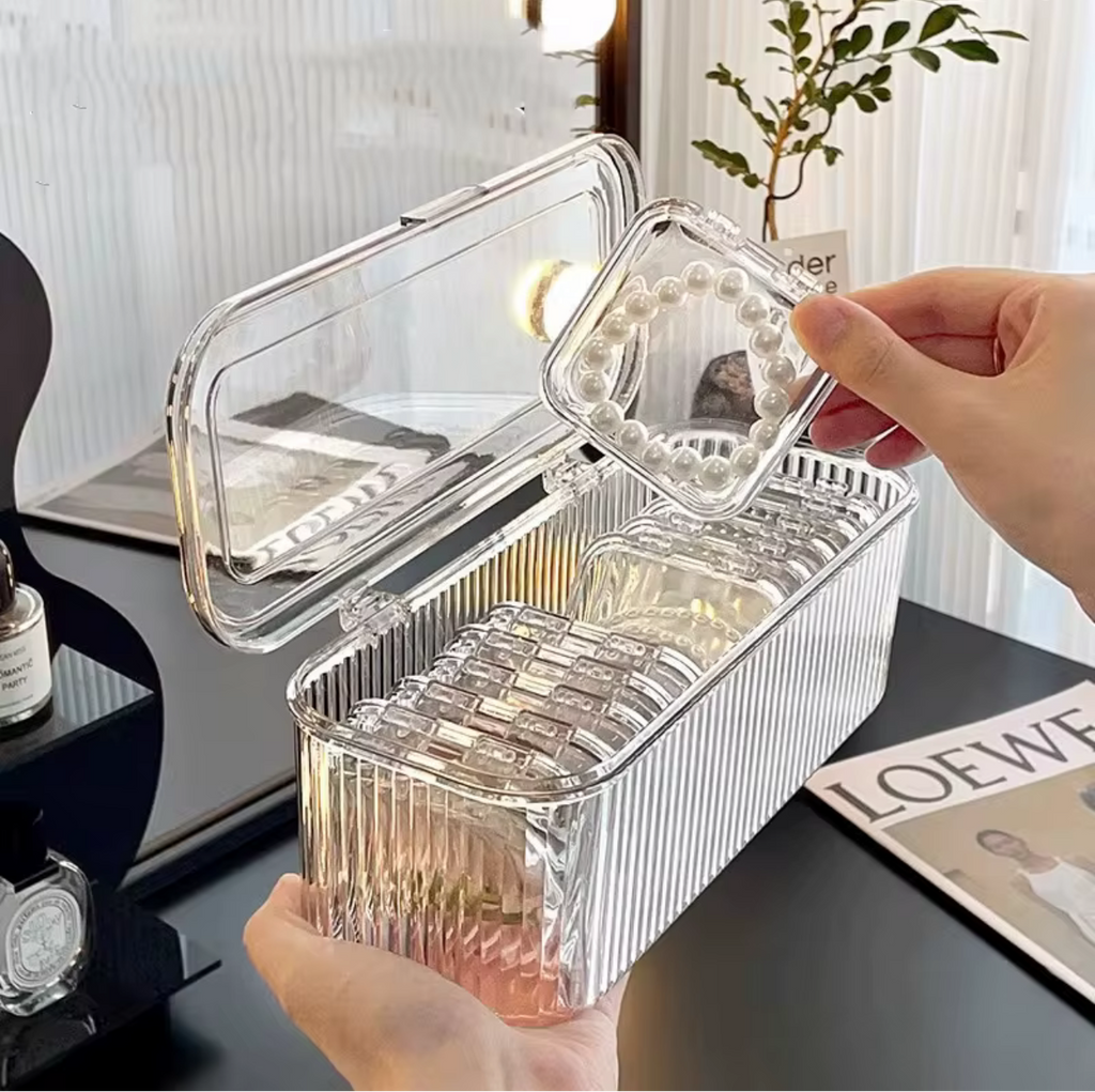 Clear Jewelry Organizer Set