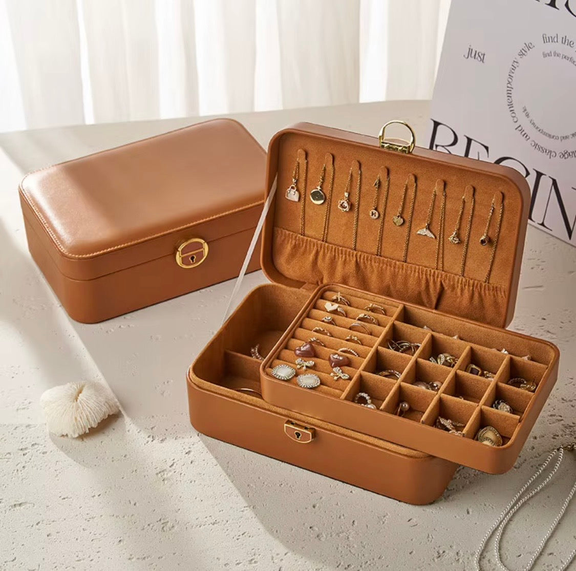 Leather Jewelry Box