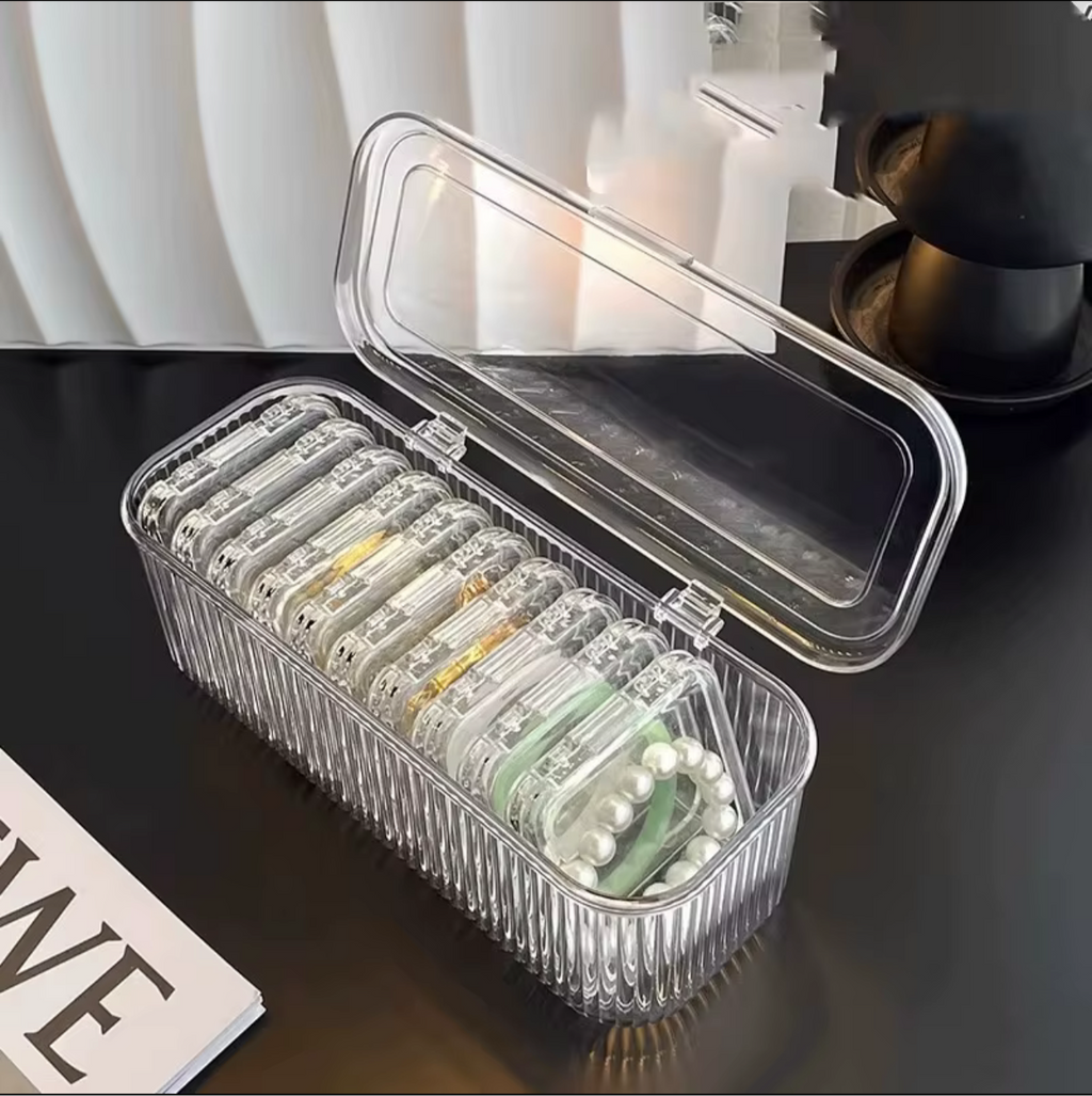 Clear Jewelry Organizer Set