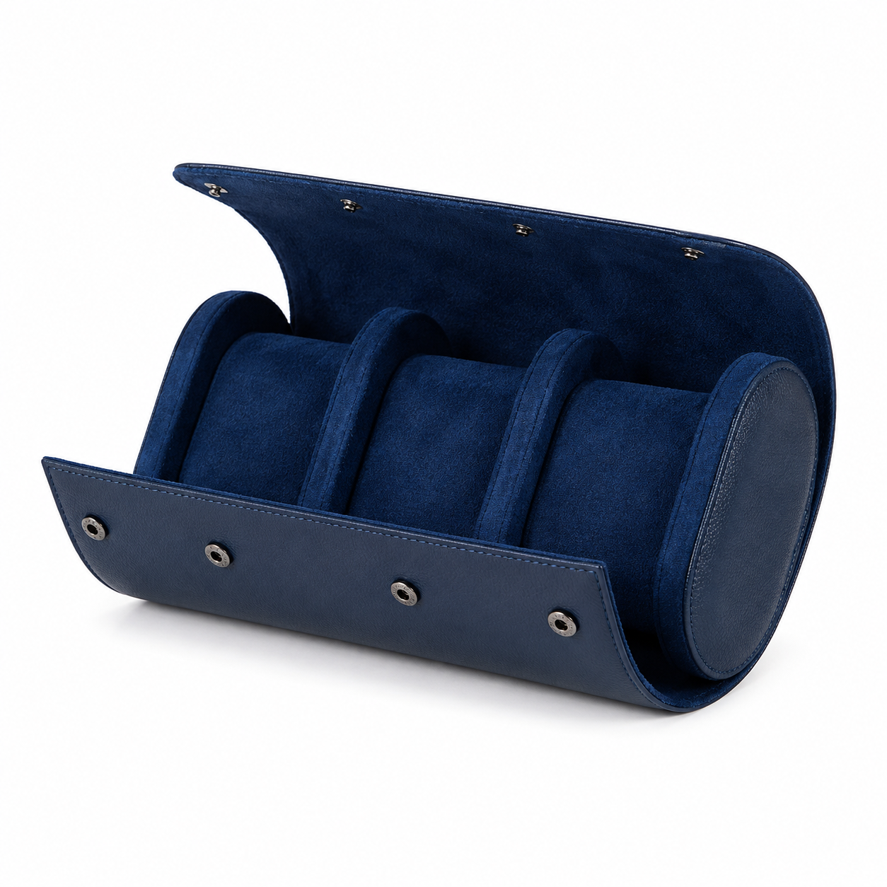 3 Slots Leather Watch Box
