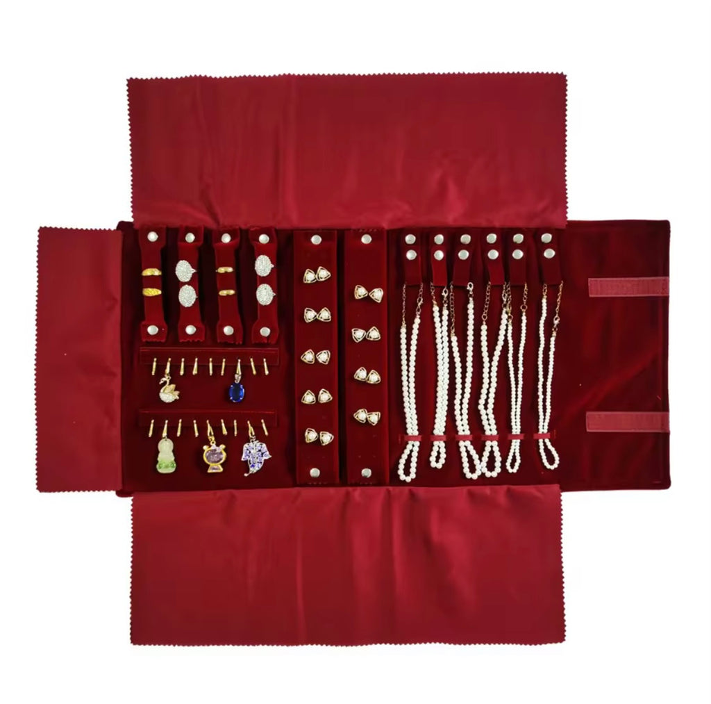 Velvet Foldable Jewelry Organizer