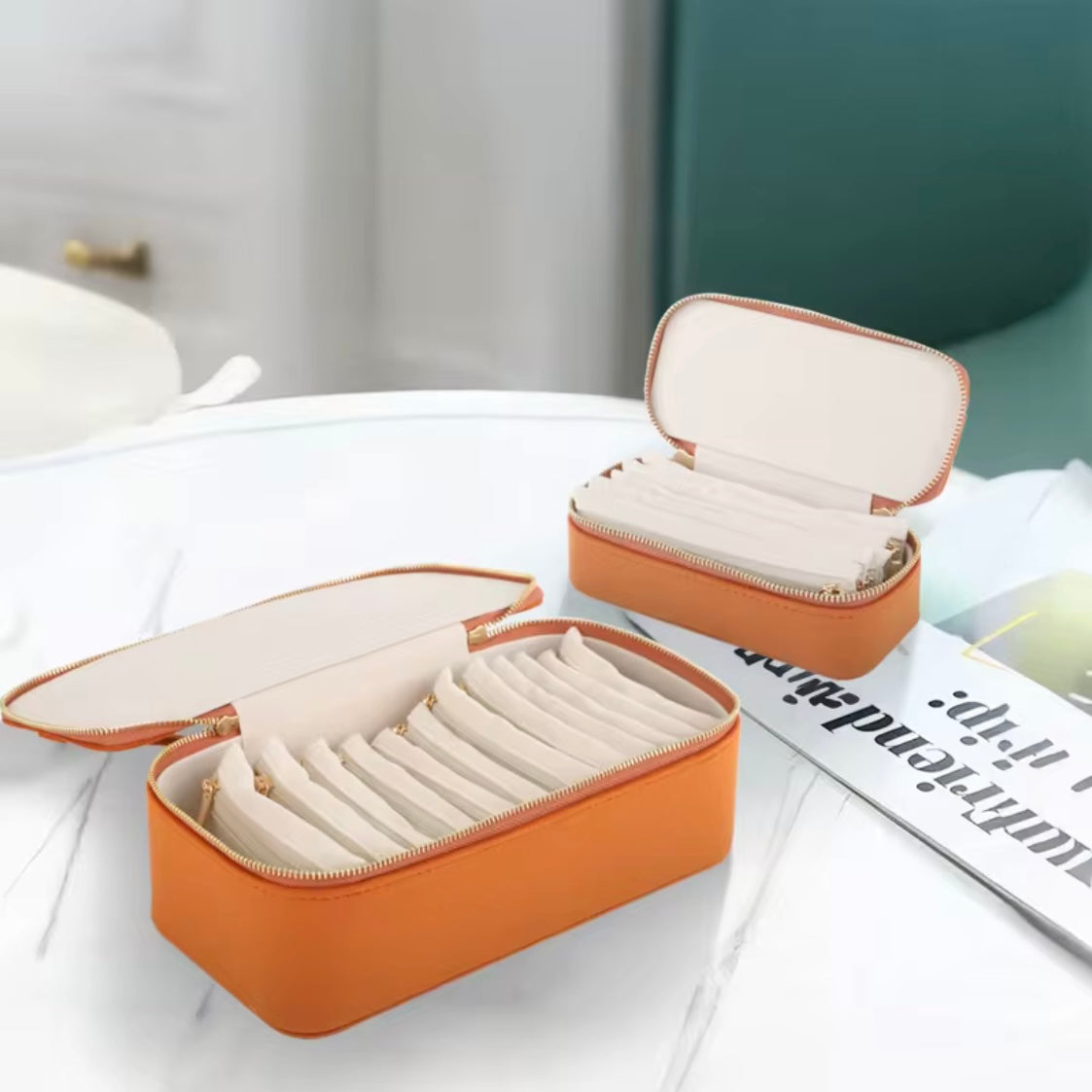 Velvet Jewelry Box Set