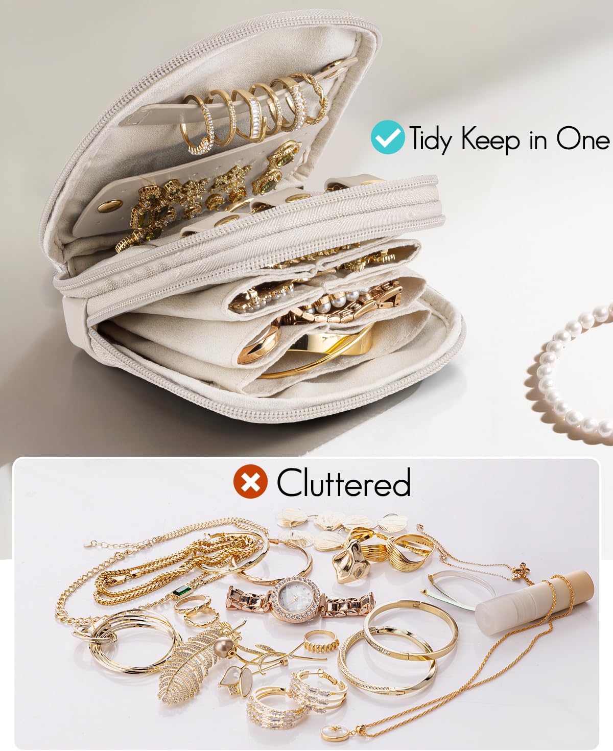 Compact Jewelry Organizer